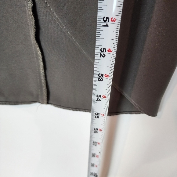 Shona Joy Stellar Drape Dress Charcoal Grey Spaghetti Strap Sweetheart Neck sz 4 - Picture 14 of 14